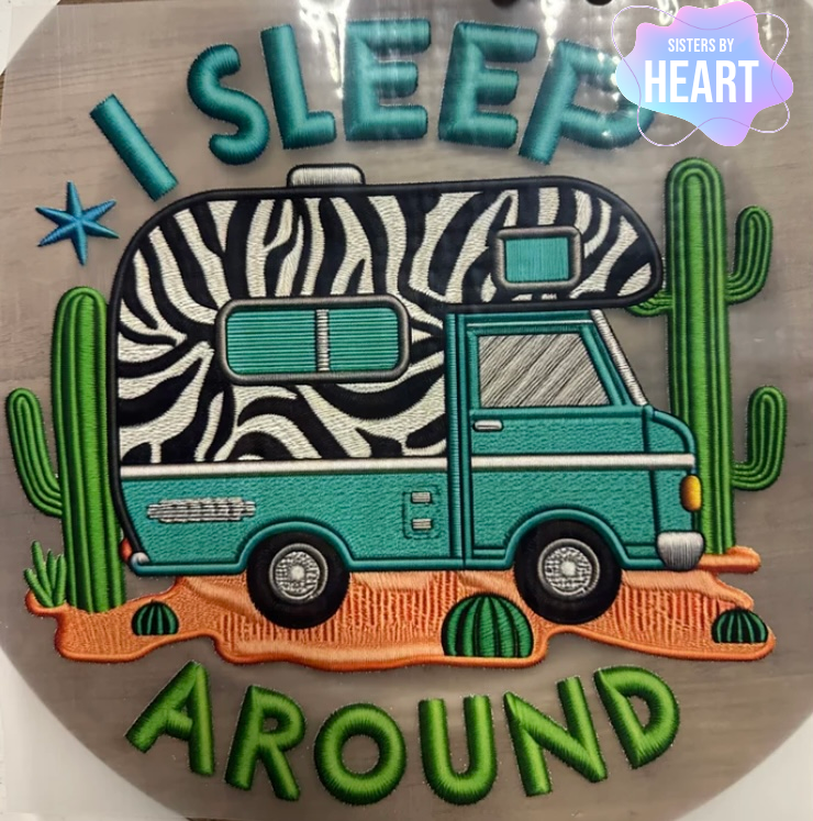 Camper I Sleep Around t-shirt